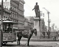 New Orleans circa  The Clay Monument Canal Street